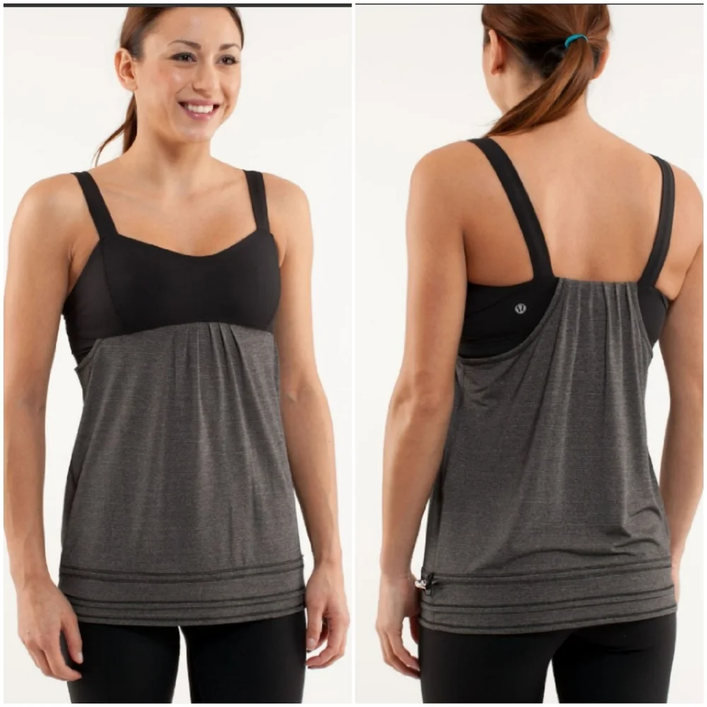 Lululemon Run Back on Track‎ Tank Sz 8